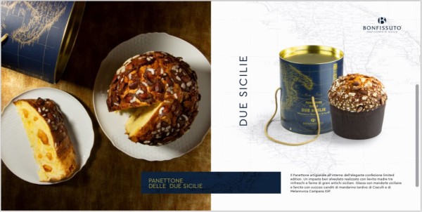 Panettone Bonfissuto Delle Due Sicilie Limited Edition