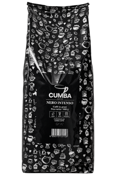 CUMBA Caffè NERO Intenso – Kaffeebohnen 1 kg