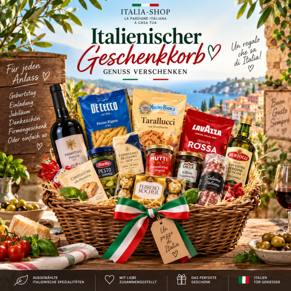 Italienischer Geschenkkorb Piccolo– Genuss verschenken