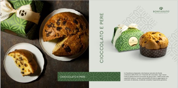 Panettone Bonfissuto Cioccolato e Pera
