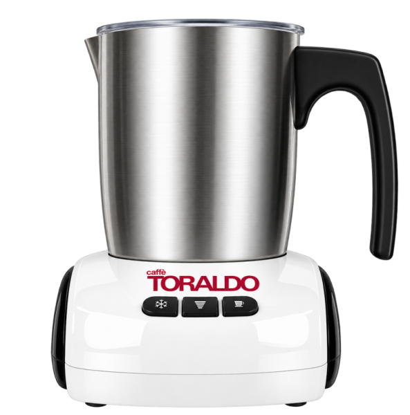 Caffè Toraldo Elektrischer Milchaufschäumer Weiss