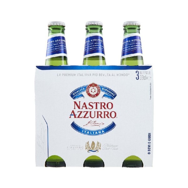 Peroni Nastro Azzurro 3 x 33cl