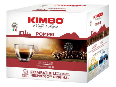Kimbo Pompei – 100 Kapseln – Nespresso® Original kompatibel