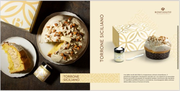 Panettone Bonfissuto Torrone Siciliano
