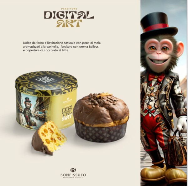 Panettone Bonfissuto Digital Art Limited Edition