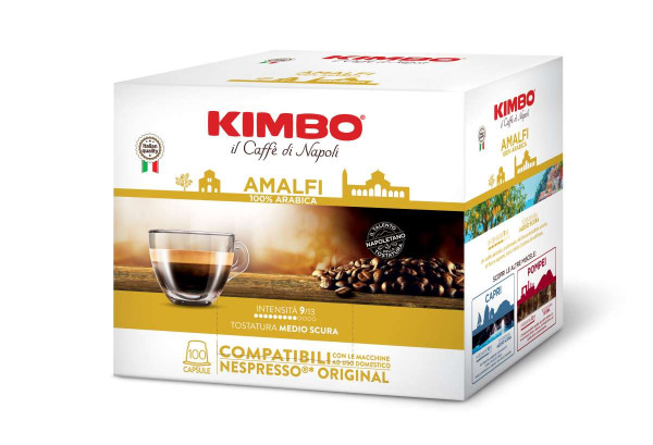 Kimbo Amalfi 100% Arabica – 100 Kapseln – Nespresso® kompatibel