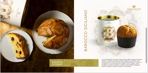 Panettone Bonfissuto Barocco di Sicilia Limited Edition