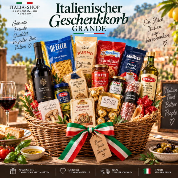Italienischer Geschenkkorb Grande – Genuss verschenken