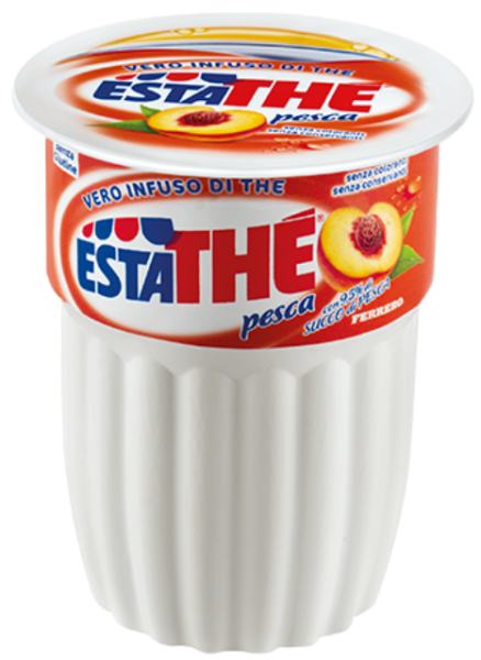 Estathe Pesca PET Becher 6x 200 ml